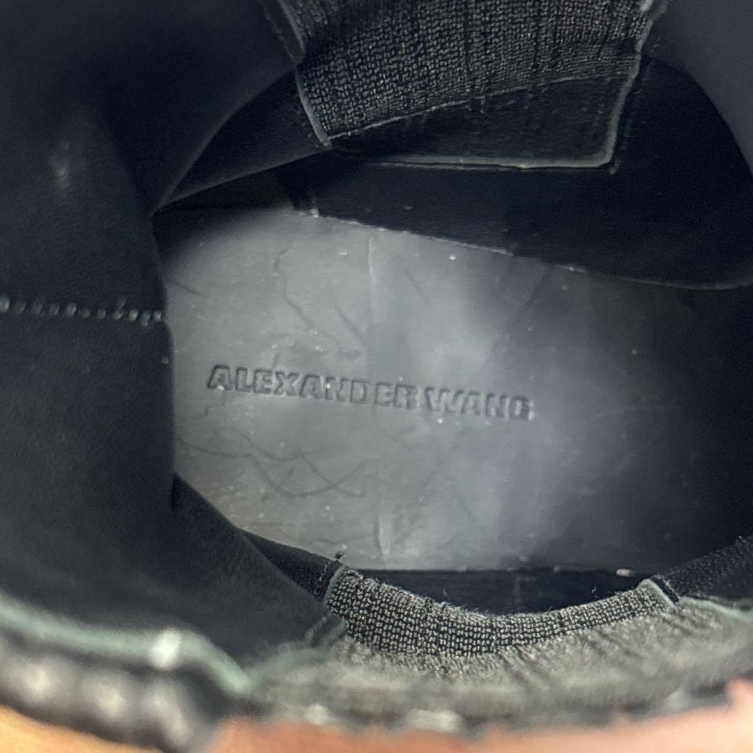 美品✨Alexander Wang サイドゴアブーツ　ブラック　チェルシーブーツ