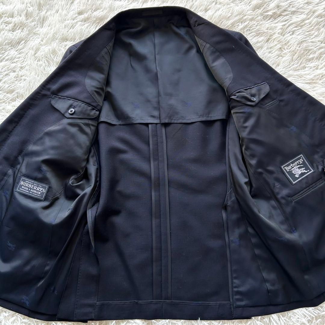 BURBERRY バーバリー　紺ブレ　テーラードジャケット　金ボタン　M相当