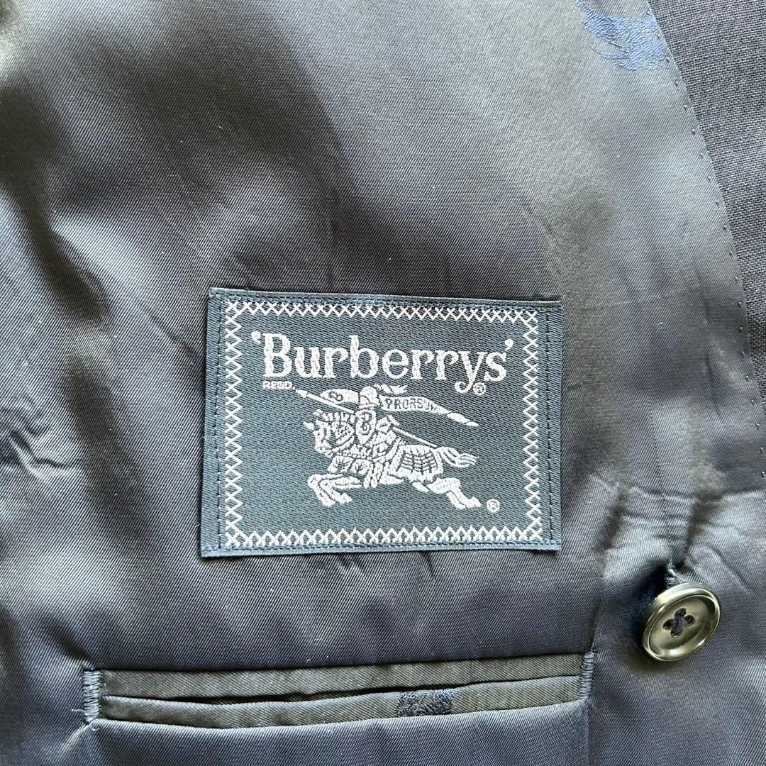 BURBERRY バーバリー　紺ブレ　テーラードジャケット　金ボタン　M相当