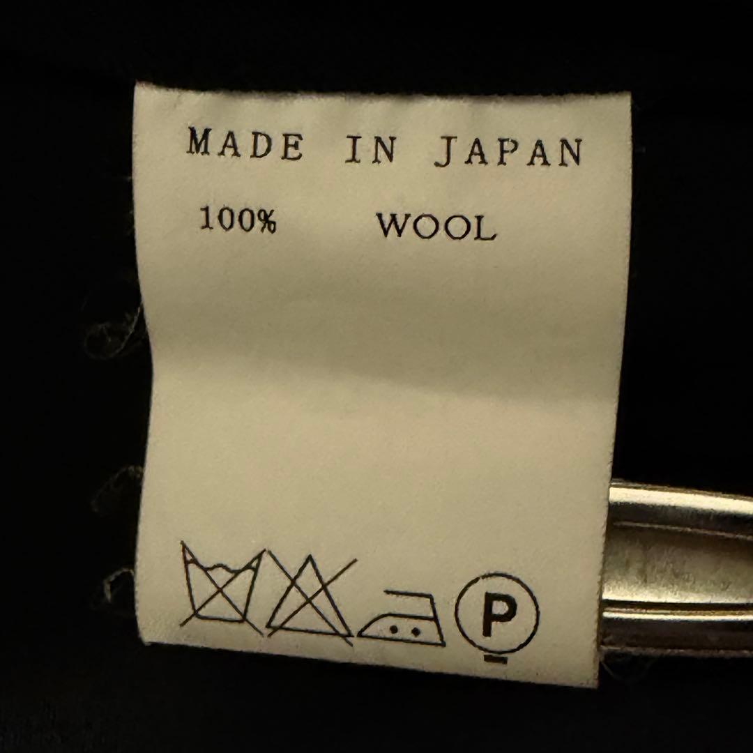 美品 リミフゥ ウールギャバジン ショールカラー テーラードJKT クロップド丈
