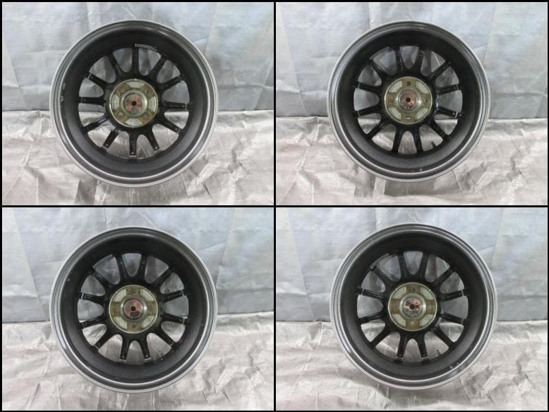 送料無料N-BOXに履いてました。　14×4.5J+43　4H/100　4本軽用