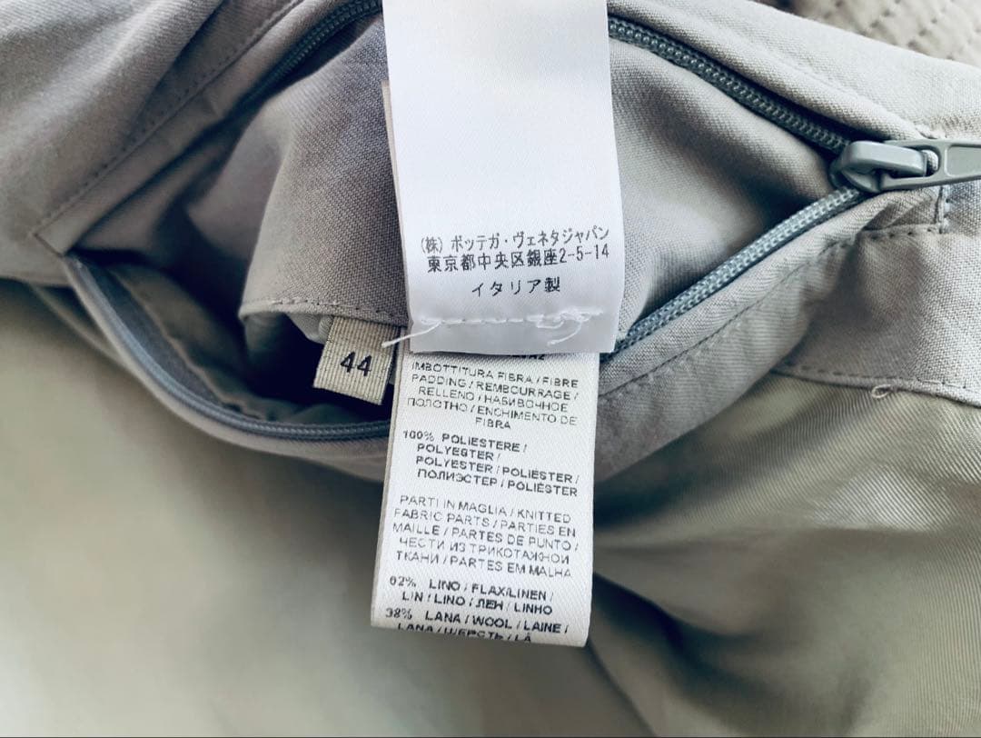 BOTTEGA VENETA ムートン シルク ボンバー ジャケット