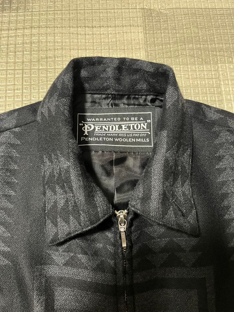Pendleton ブラック ウール ジャケット