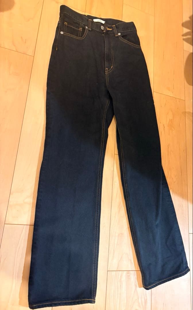 CLANE RING DENIM PANTS ブラック