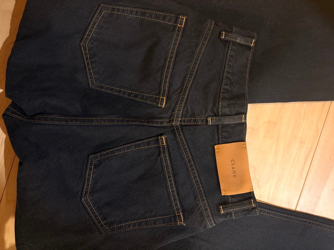 CLANE RING DENIM PANTS ブラック