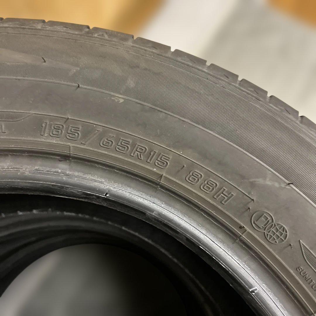 アクア　ノート　デミオなど　2022年 185/65R15 夏タイヤ4本セット