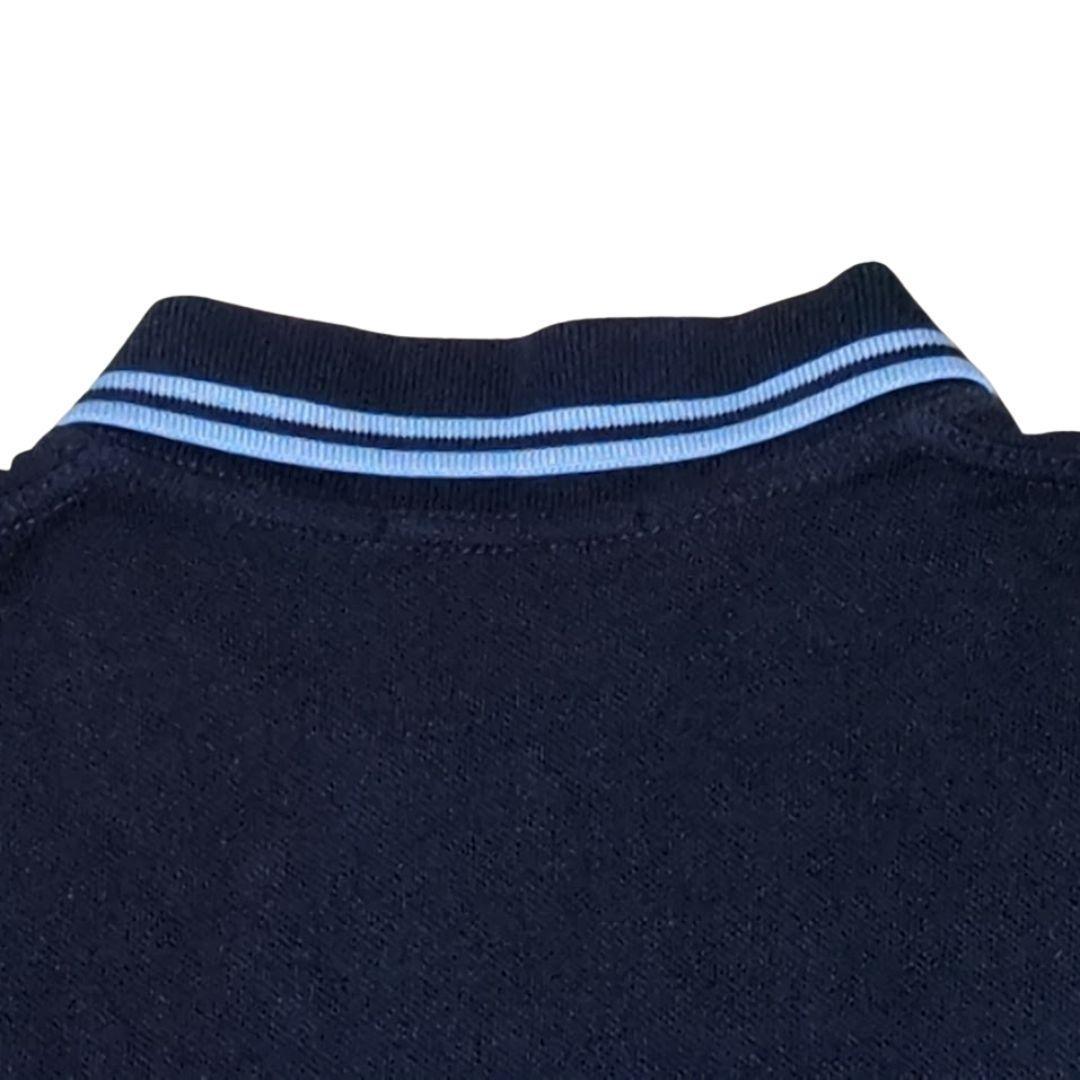 ✨美品✨フレッドペリー　ポロシャツ　ネイビー　コットン　 38（Ⅼ相当）　英国製