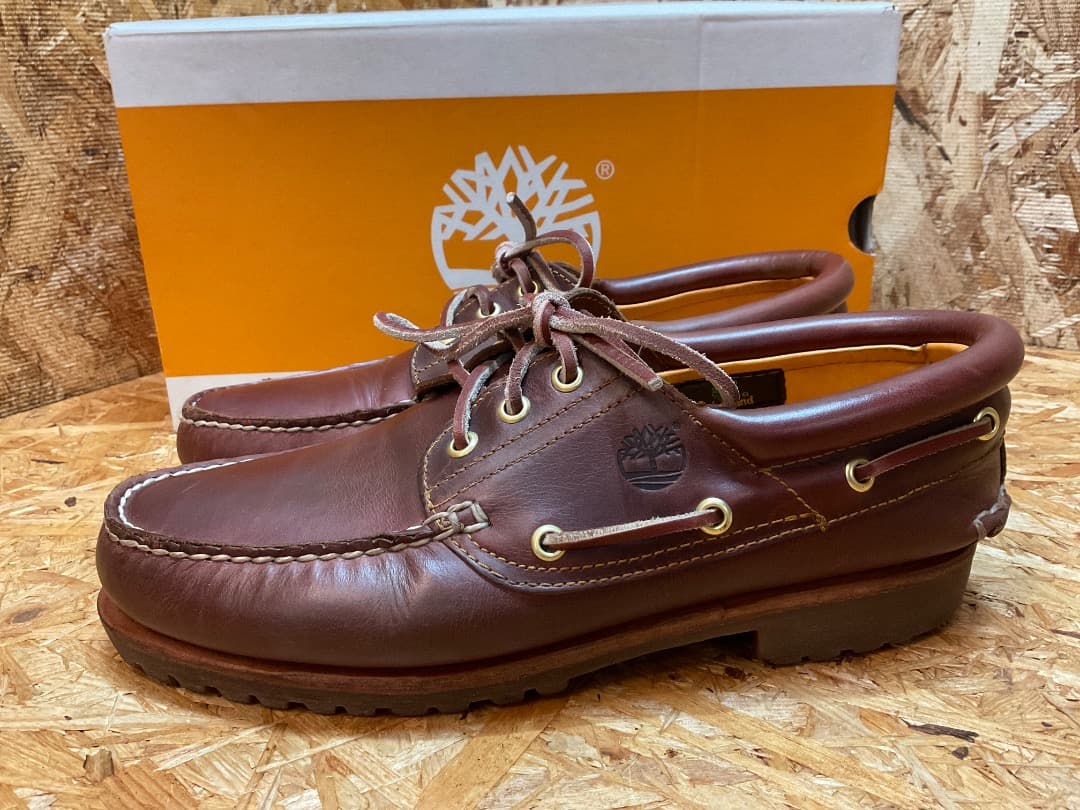 ティンバーランド 50009 3EYE LUG BOAT SHOE バーガンディ