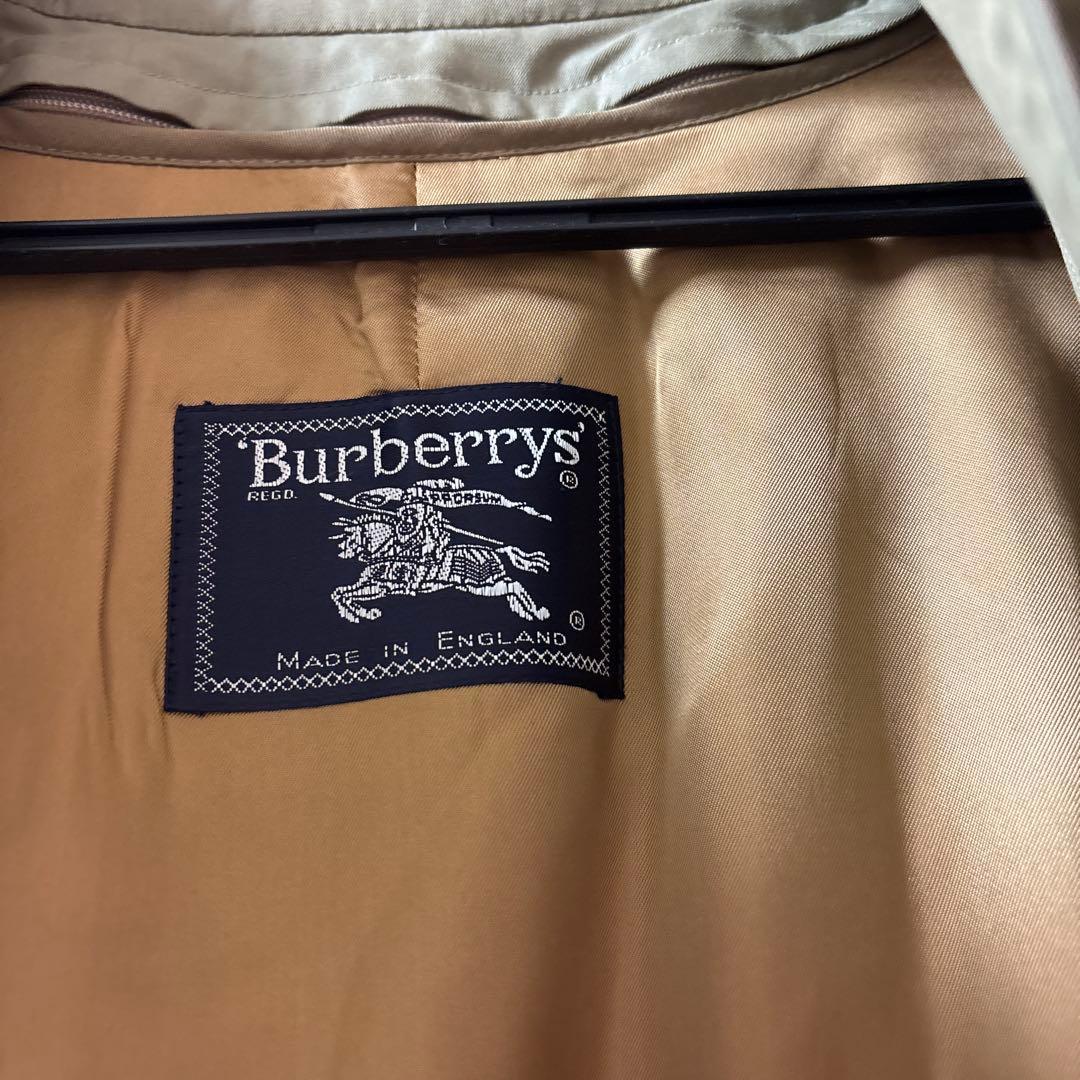 Burberrys カーキ ステンカラーコート ベルト付き　ライナー付き