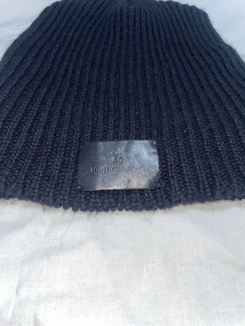 Y's Black Wool ビーニー