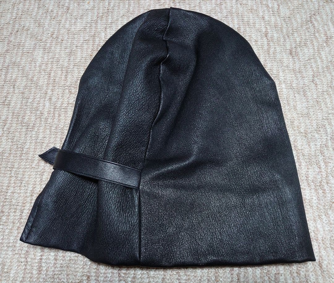 美品 キリュウキリュウ　Stretch Leather Cap レザーキャップ