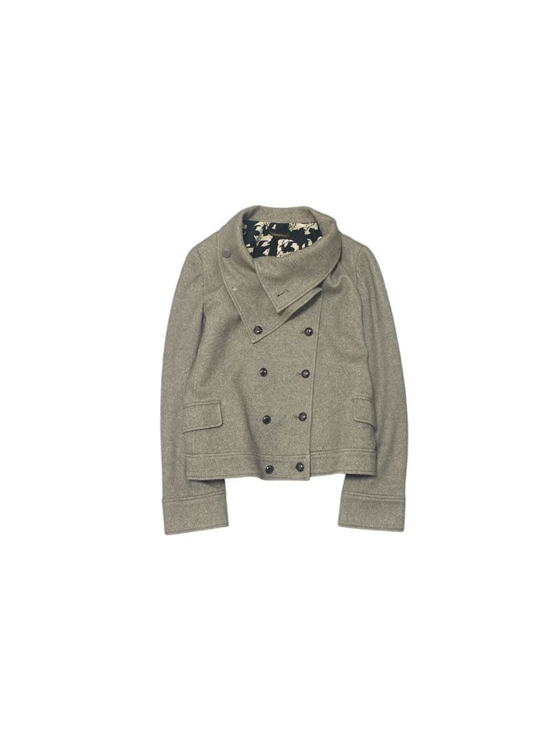 き*ょ様 2000s archive Double high neck coat