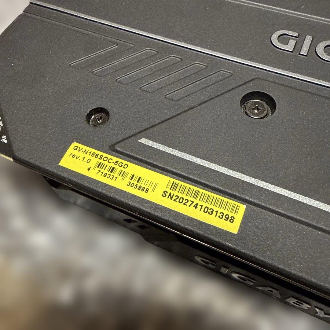 グラフィックボード・グラボ・ビデオカード GIABYTE GEFORCE GTX 1660 super 6GB