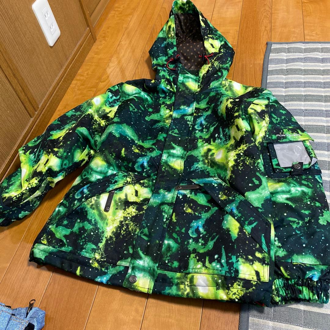 美品　子供用　ポンタペス　スキーウェアセット　140