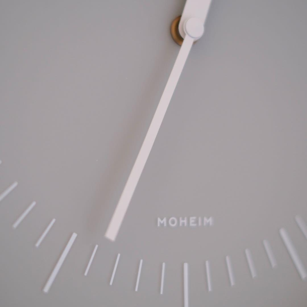 【キラキラ星】MOHEIM HORN(グレー/グレー)掛け時計 28cm