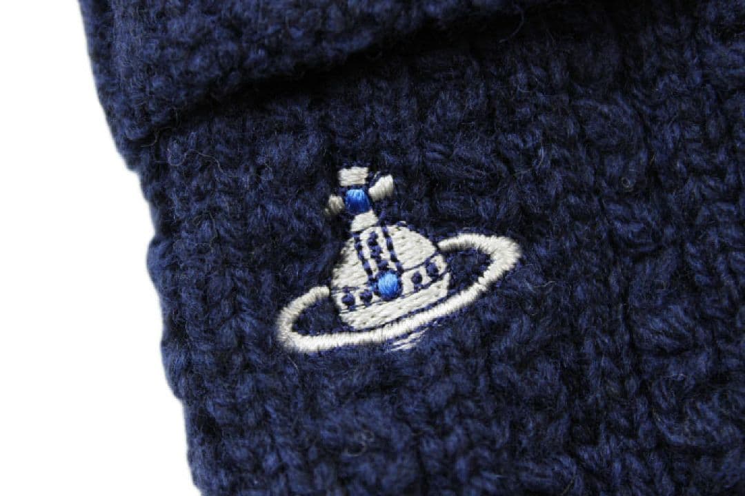 【すずき】Vivienne Westwood　ネイビー　手袋
