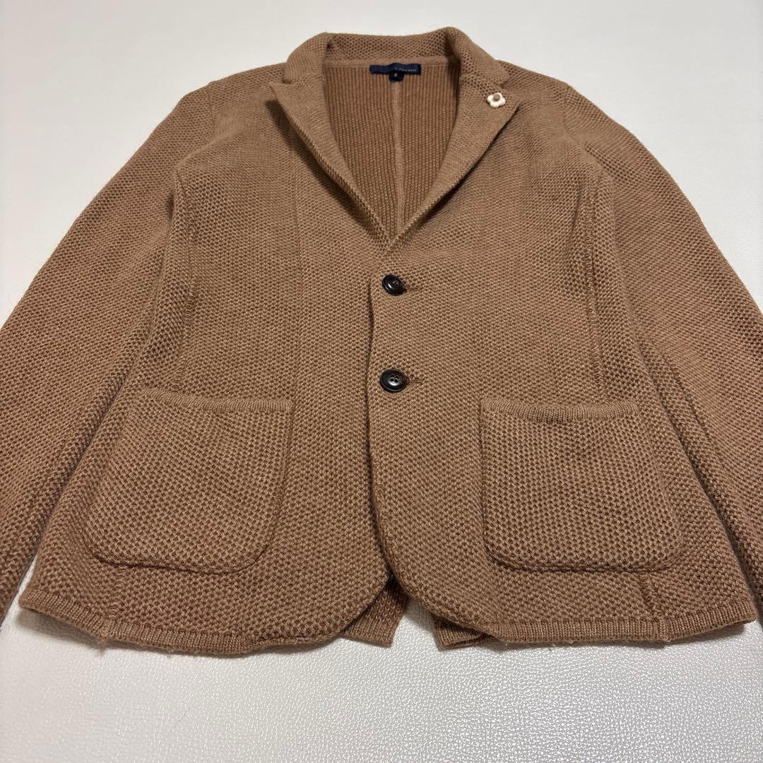 LARDINI ラルディーニ ウール アルパカ ニット ジャケット