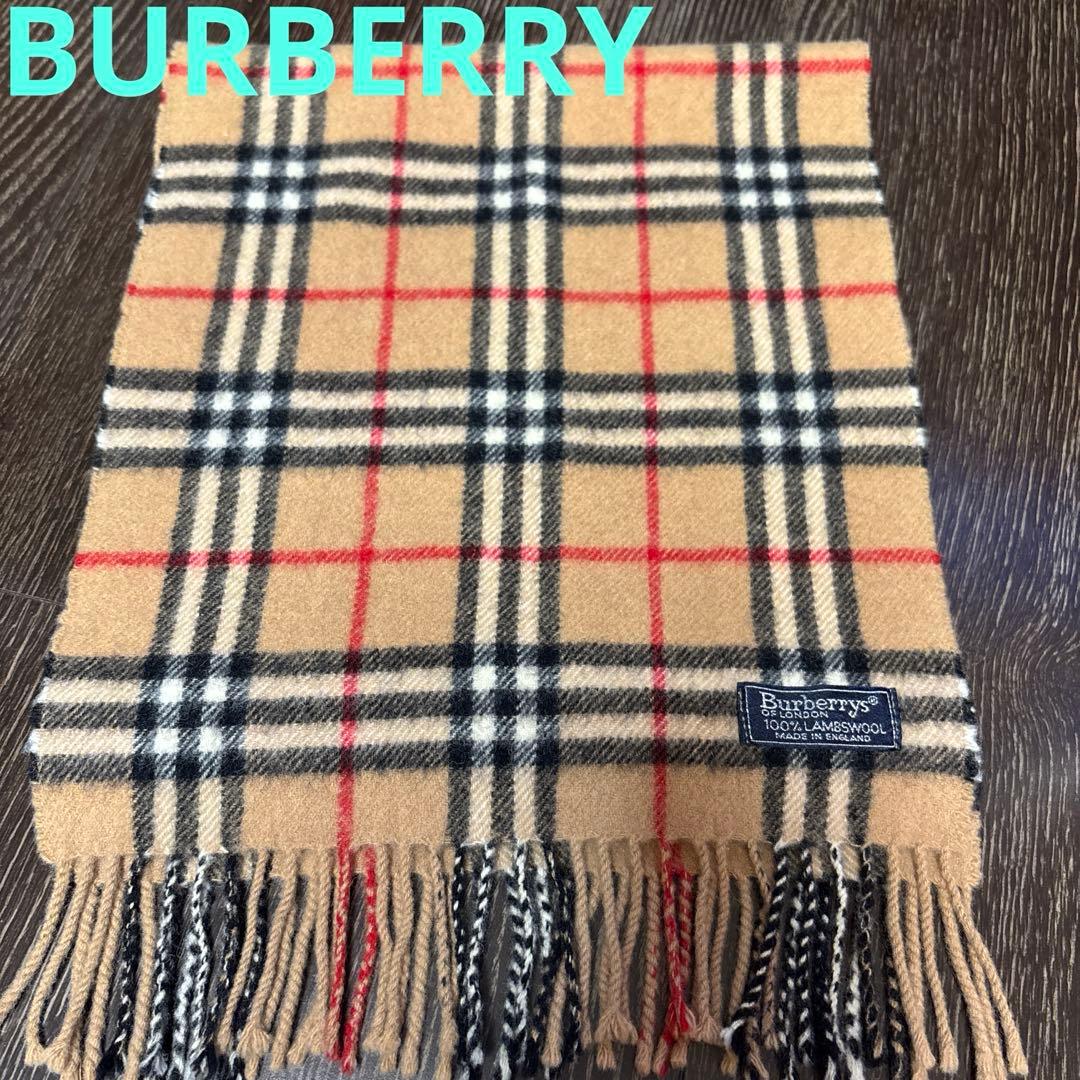 バーバリー　Burberrys マフラー　ウール100%