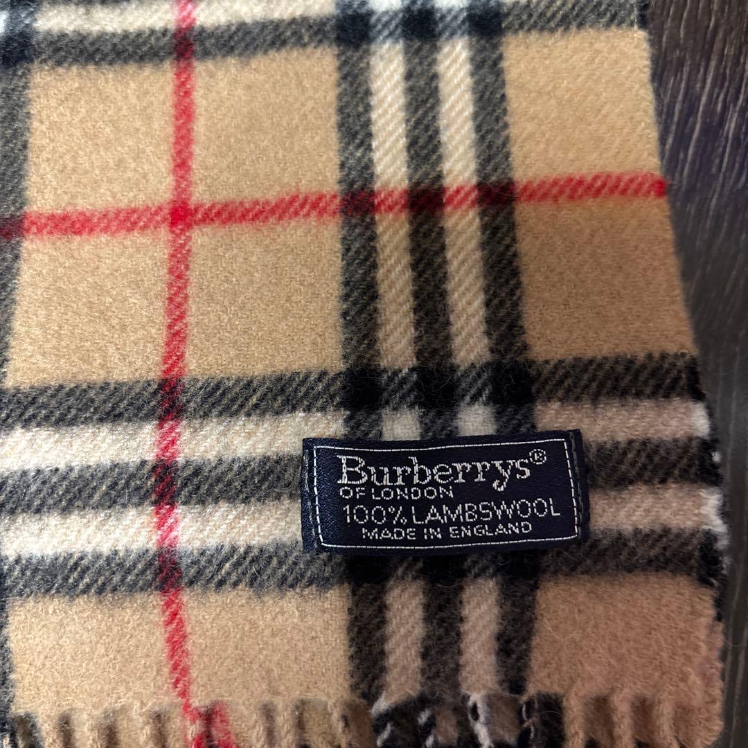 バーバリー　Burberrys マフラー　ウール100%