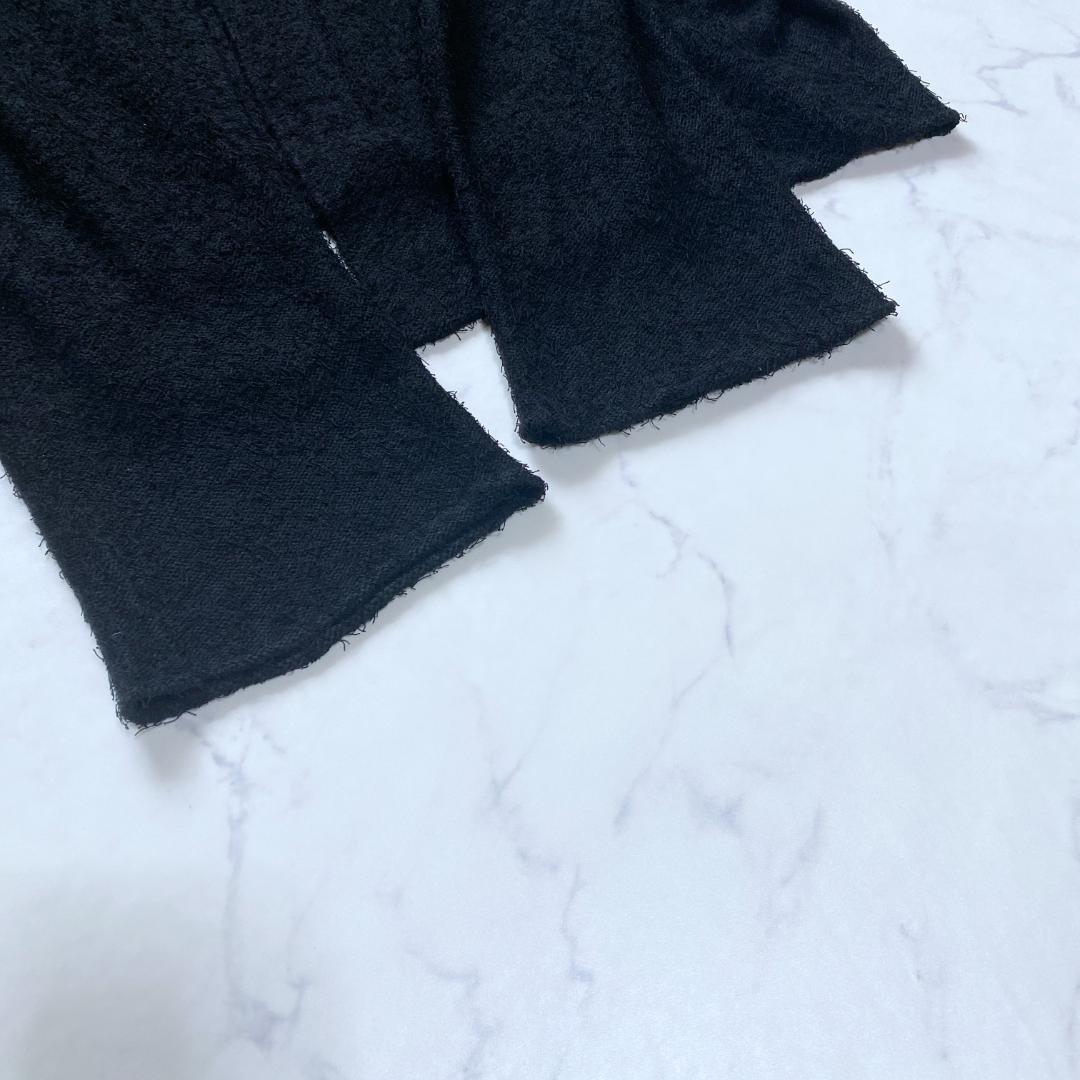 JURGEN LEHL シルクコットン カーディガン 黒 M ヨーガンレール