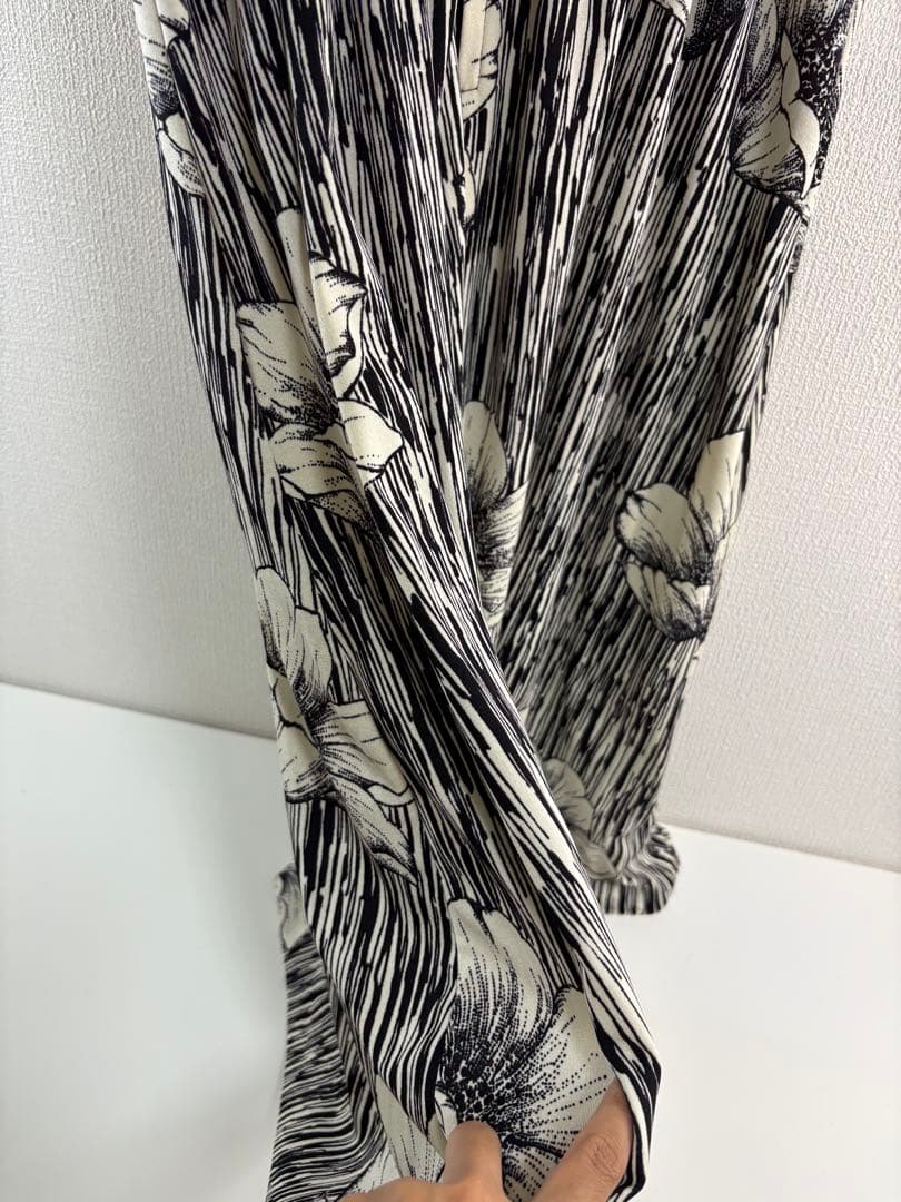 値下げ　VIVID HANAE MORI 花柄ワンピース　ヴィンテージ　7号