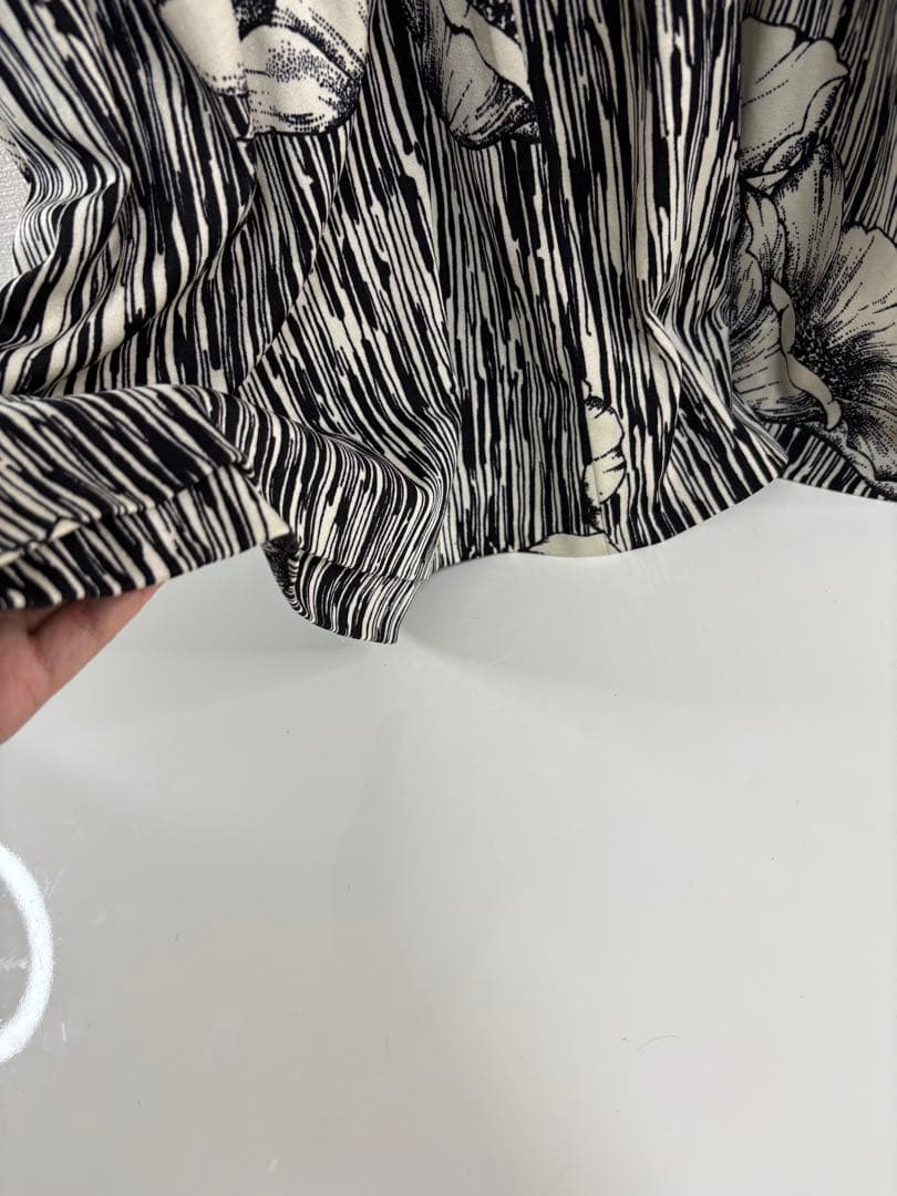 値下げ　VIVID HANAE MORI 花柄ワンピース　ヴィンテージ　7号