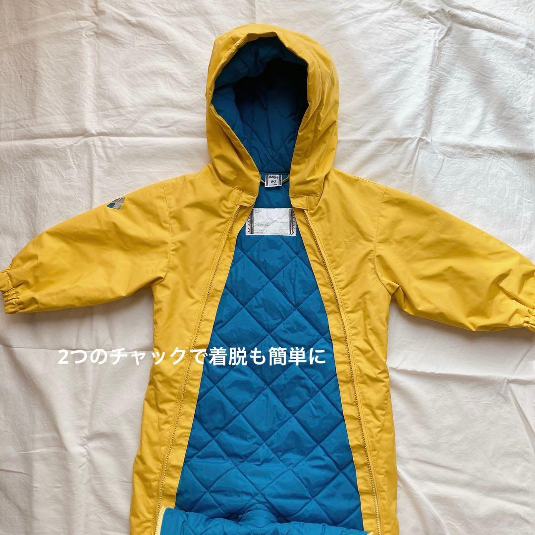 mont-bellモンベル　パウダーベビーカバーオール　ジャンプスーツ　90㎝