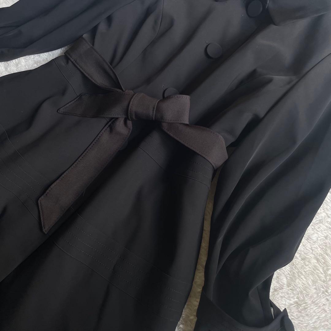 美品✨ トゥービーシック 4スプリングコート　2wayカラー　ライナー付き 黒