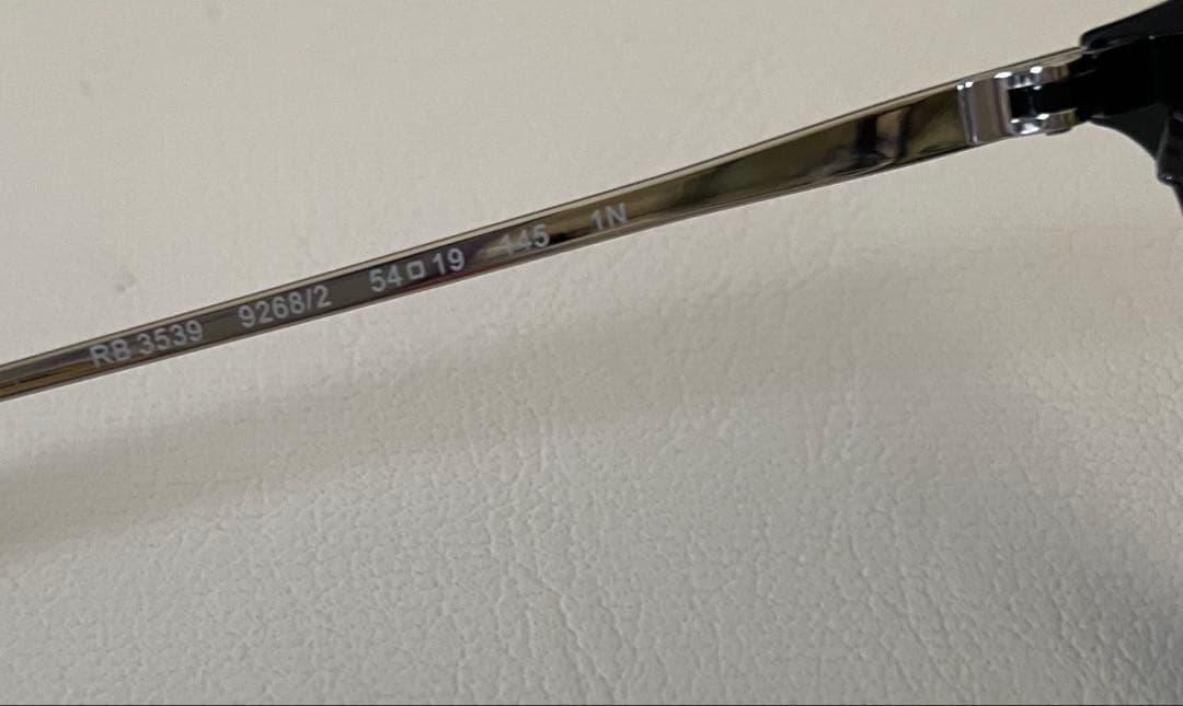 Ray-Ban RB3539 9268/2 54エリカメタルライトグリーン極美品