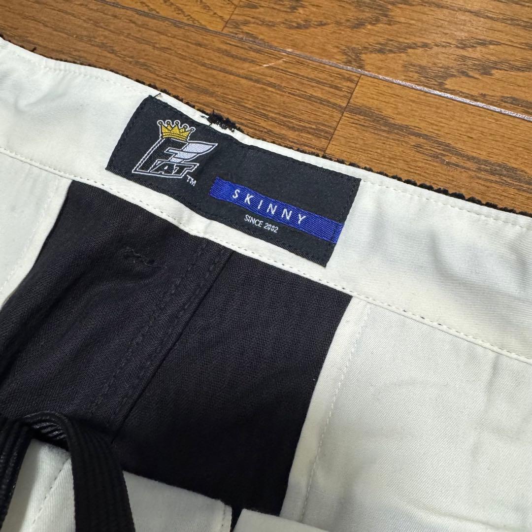 FAT ELK コーデュロイ パンツ 黒
