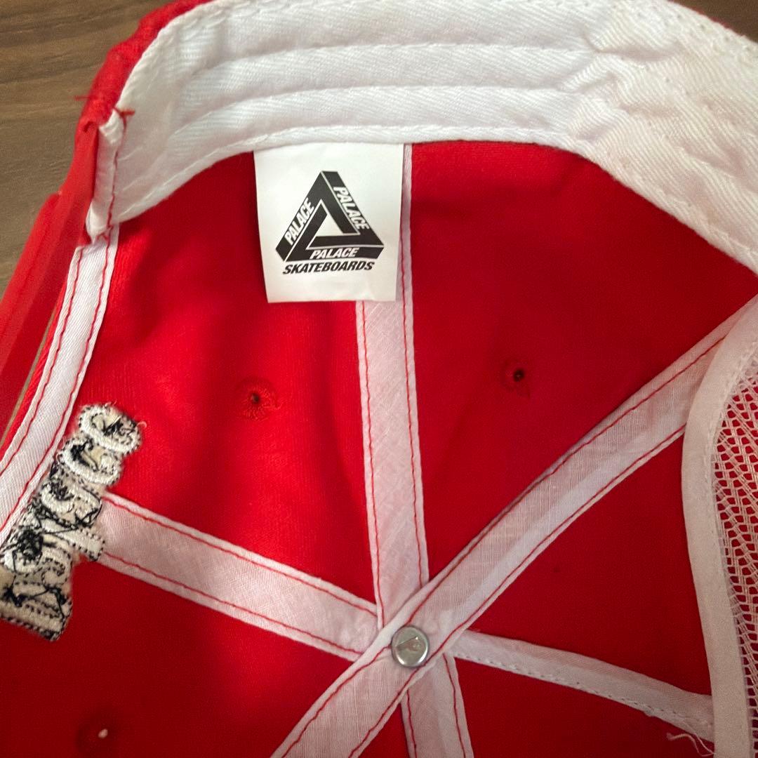 Palace レッド スナップバックキャップ