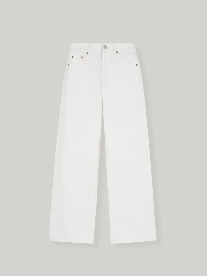 ELBORN（エルボーン）アポロ ワイドデニムパンツ ホワイト 38 新品未使用