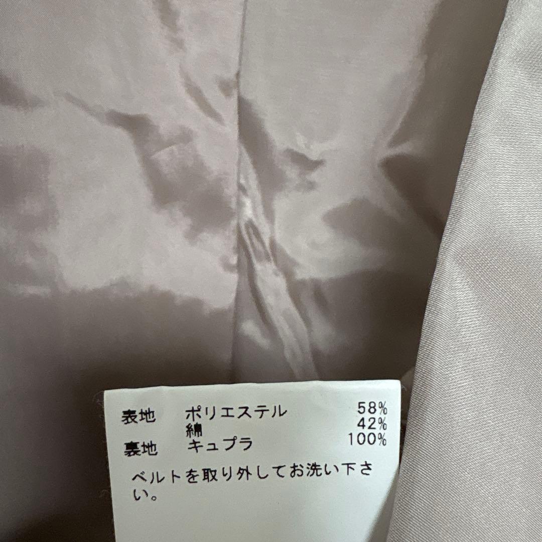 美品❣️アナイ ANAYI ライトシャンタンショートトレンチコート　38/M