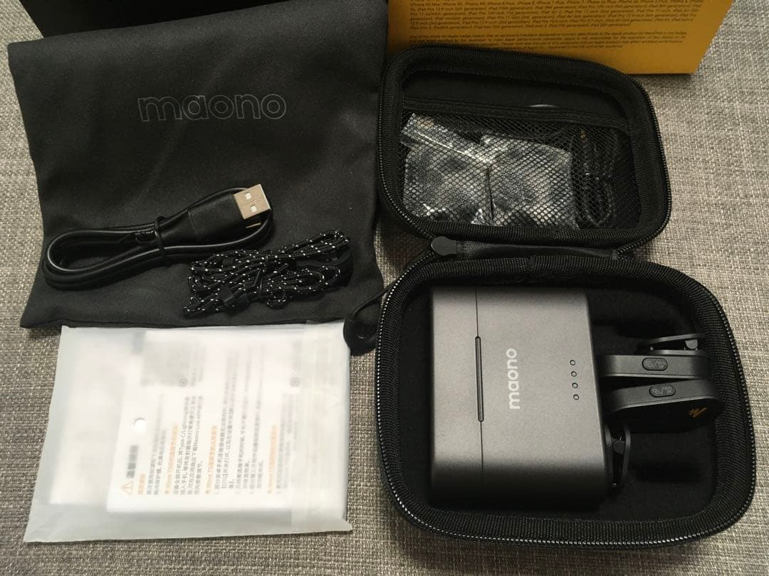 MAONOワイヤレスマイクセット 【配信、動画撮影に】