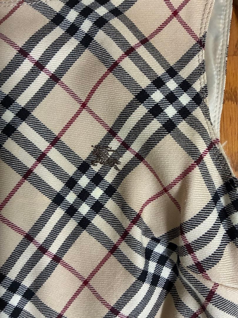 Burberry チェック柄 ノースリーブワンピース 36