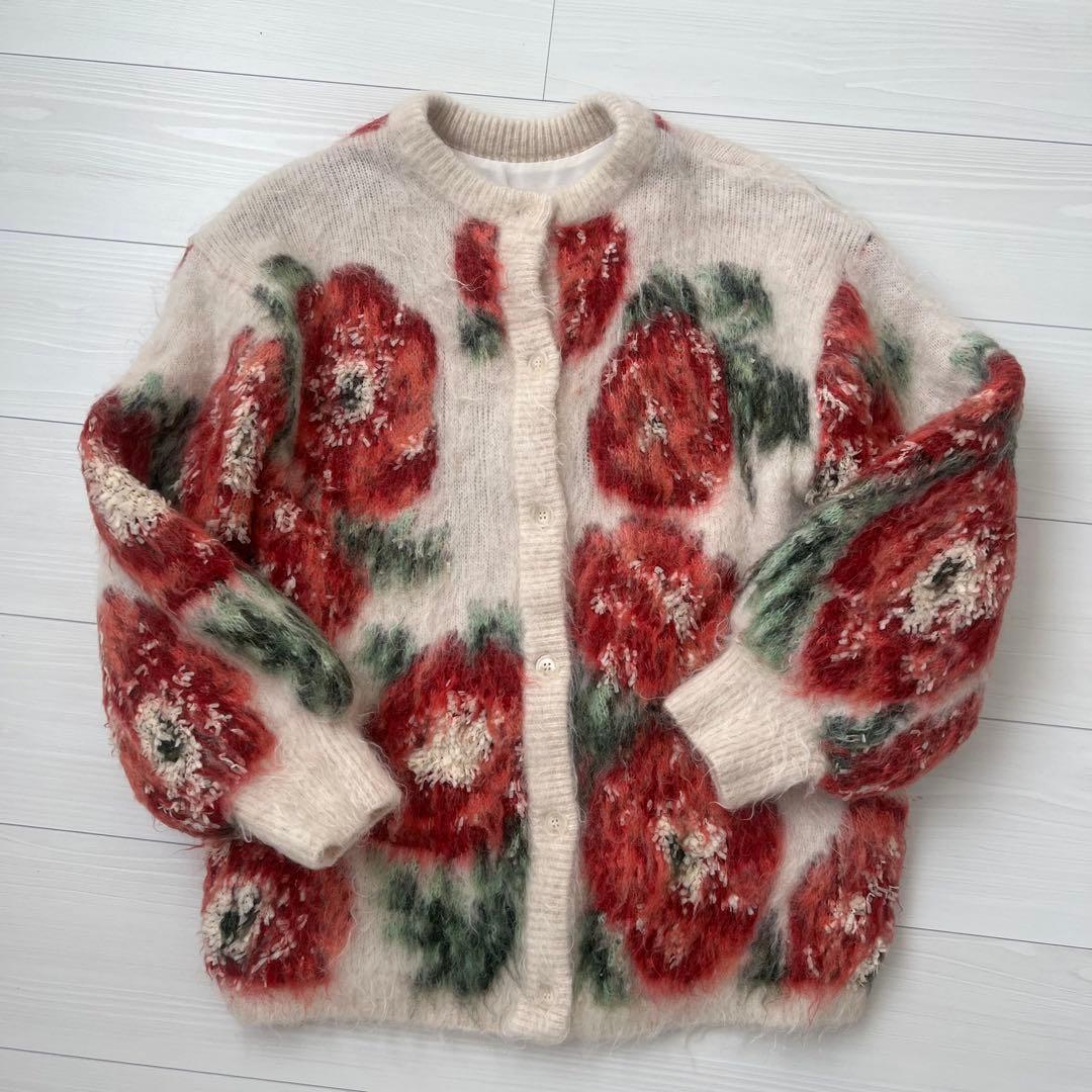 【クリーニング済】VERONICAJACQUARDKNIT CARDIGAN