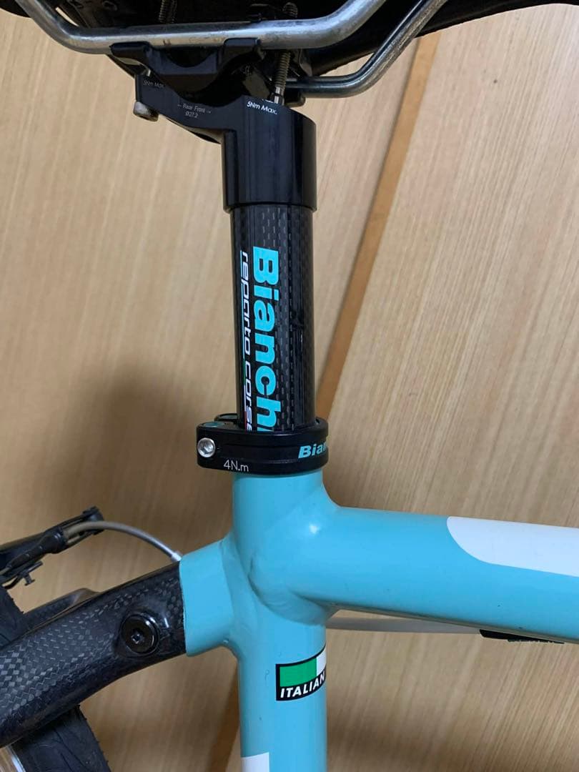 美品　BIANCHI ビアンキ カメレオンテ チェレステカラー シマノ105