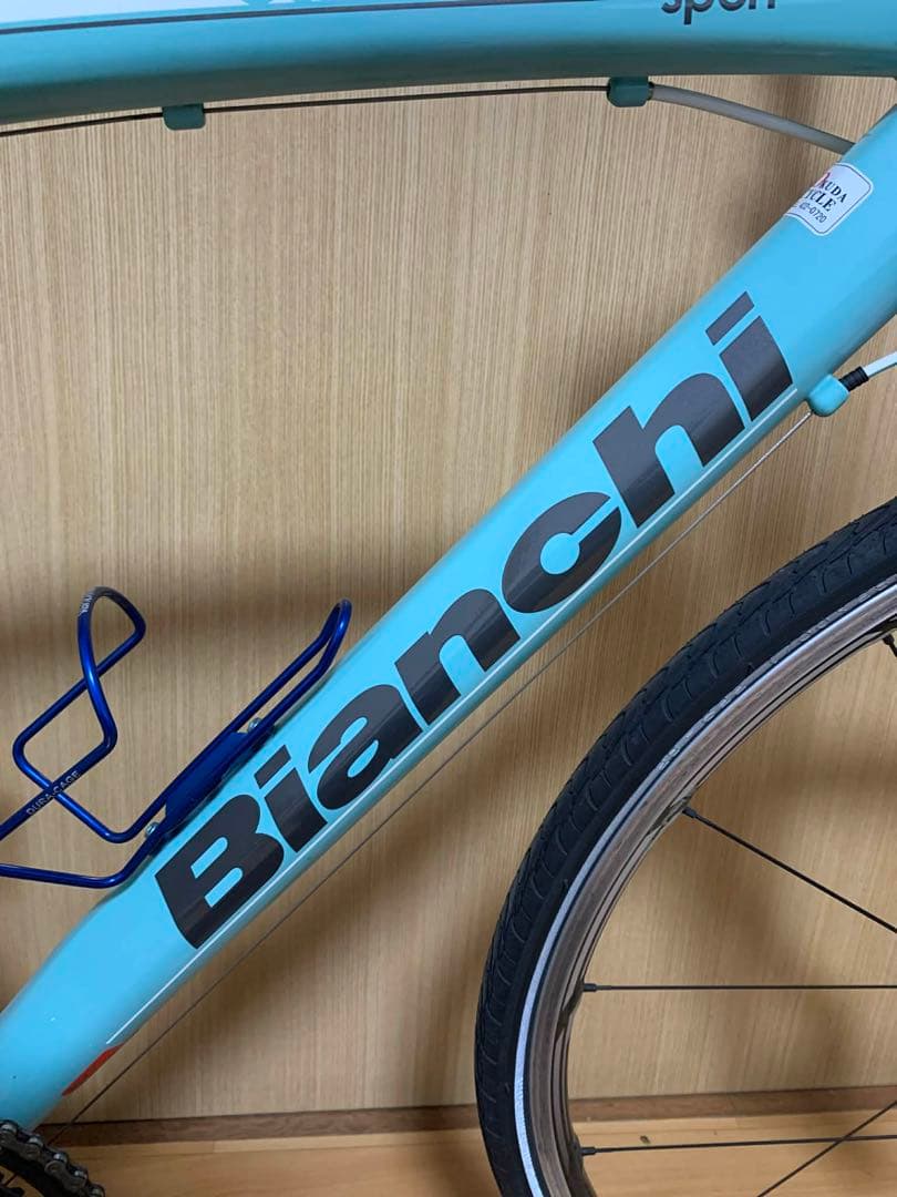 美品　BIANCHI ビアンキ カメレオンテ チェレステカラー シマノ105