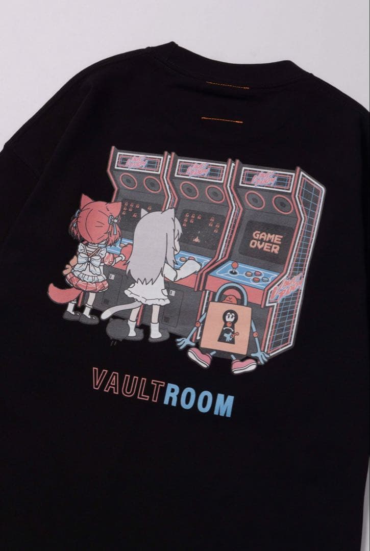 vaultroom 赤見かるび VR×KARUBINACHO TEE BLK