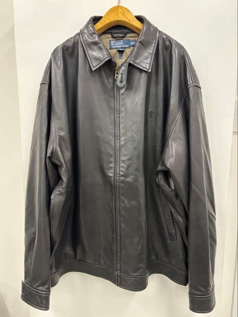 u*n様 90s ポロ ラルフローレン レザー ジャケット