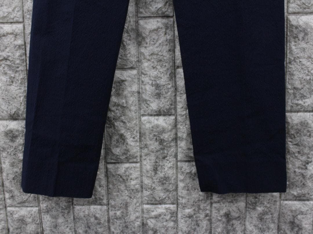 ▲HERMESエルメス イージーウエスト ワイドパンツ ネイビー