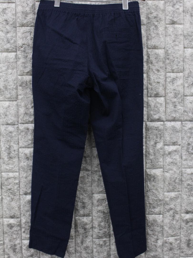 ▲HERMESエルメス イージーウエスト ワイドパンツ ネイビー