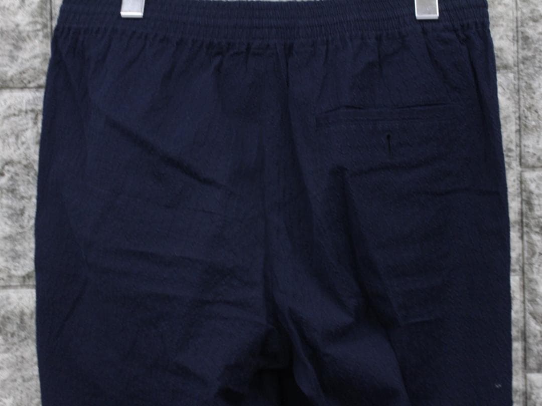 ▲HERMESエルメス イージーウエスト ワイドパンツ ネイビー