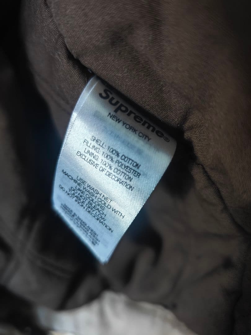 Supreme×THRASHER hooded work jacket