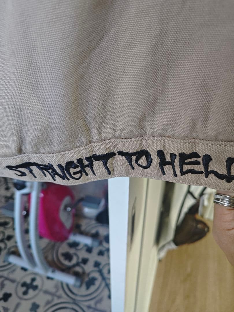 Supreme×THRASHER hooded work jacket