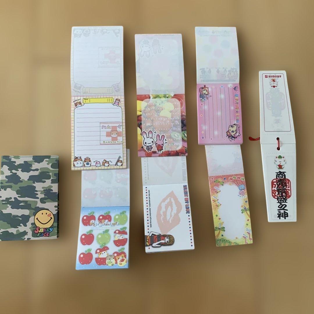 と*ん様 【レア★平成レトロ】メモ帳まとめ売り　平成女児文具　ハムちゃん　うさぎ