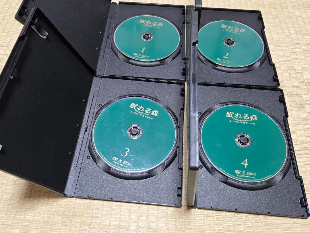 DVD　眠れる森　全４巻　中山美穂　木村拓哉 　仲村トオル　レンタル専用