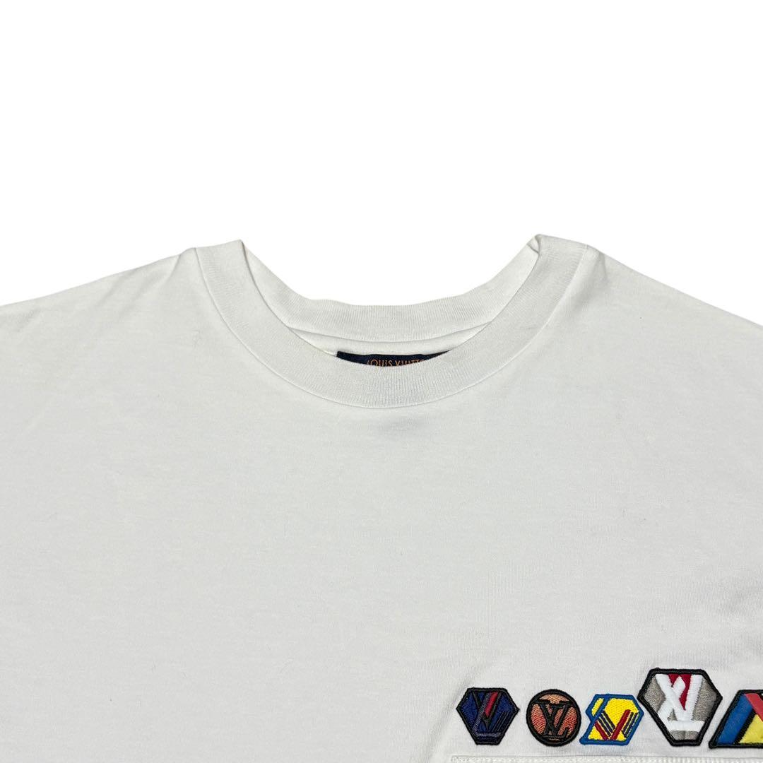 LOUIS VUITTON ルイヴィトン ワッペン ポケット Tシャツ M