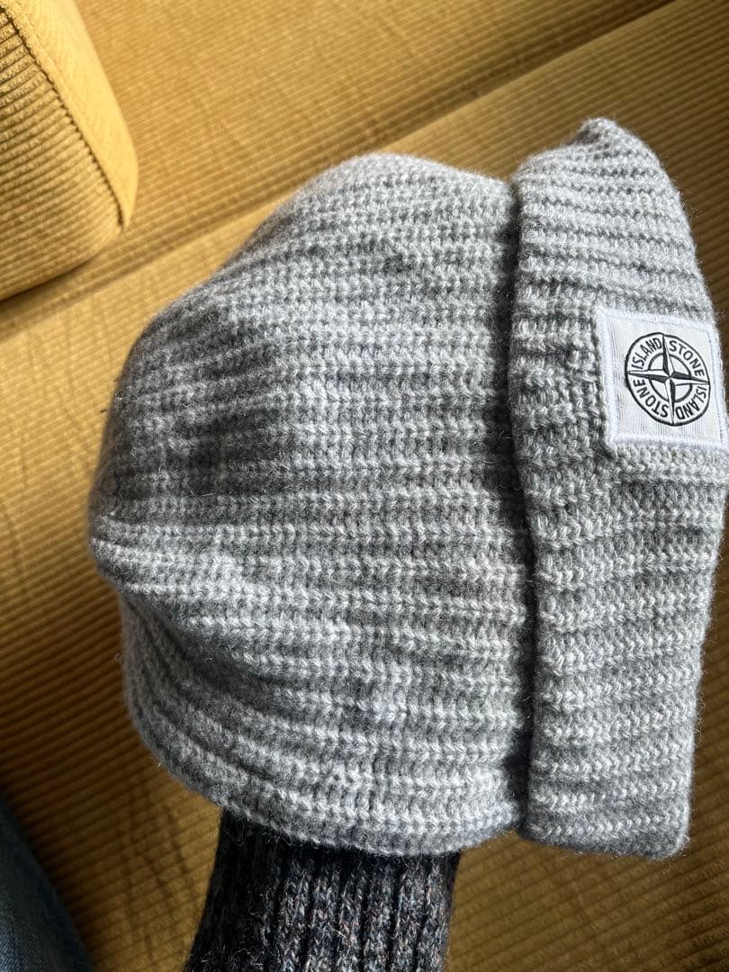 STONE  グレー ニット帽