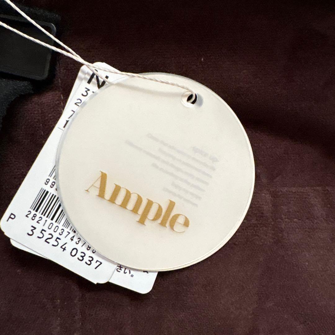 新品　ample 定価1万7500円　ベロアタックフレアスカート　スコットクラブ
